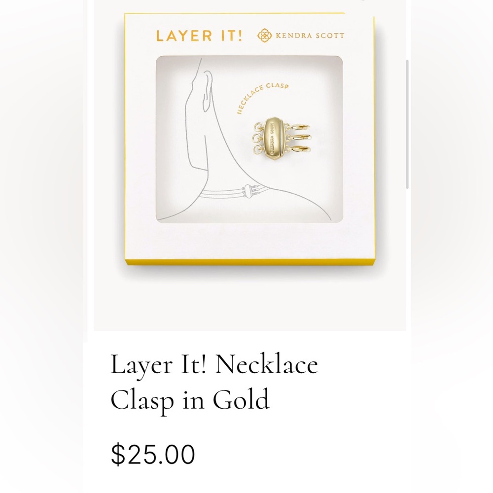 Kendra Scott Layer It Necklace Clasp